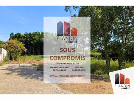 vente terrain 847 m² charly (69390)