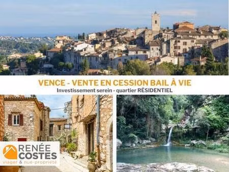 cession-bail à vie - f66 ans - vence (06140)