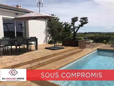 vente maison 4 pièces 100 m² à moussan (11120)  349 000 €