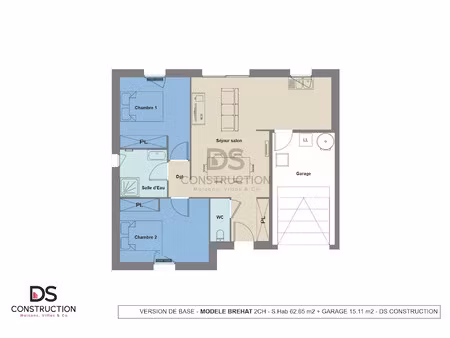 vente maison neuve 4 pièces 62 m² à buxerolles (86180)  146 370 €