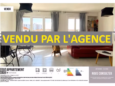 un appartement 3 pieces au dernier etage  a perpignan sud