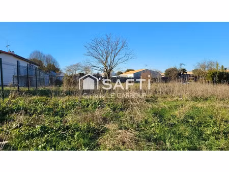 vente terrain 537 m² à vérines (17540)  130 000 €