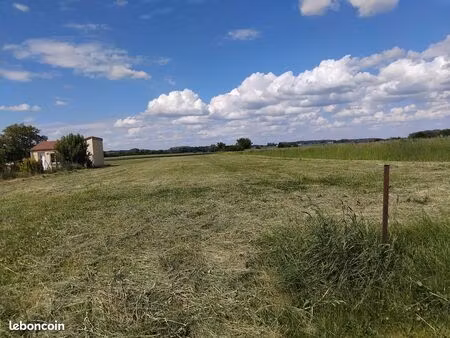 terrain à bâtir avec vue sur la nature