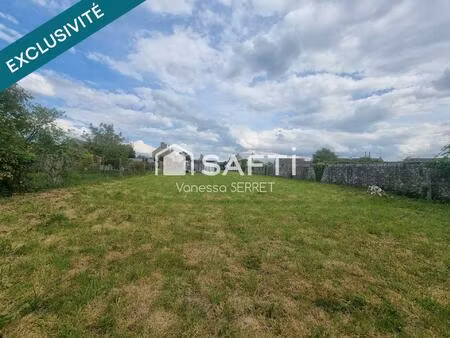 terrain constructible de 1531 m² en plein cœur du molay-littry