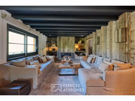 val d'allos - chalet d'architecte de 296 m² - panorama majestueux et prestations haute cou