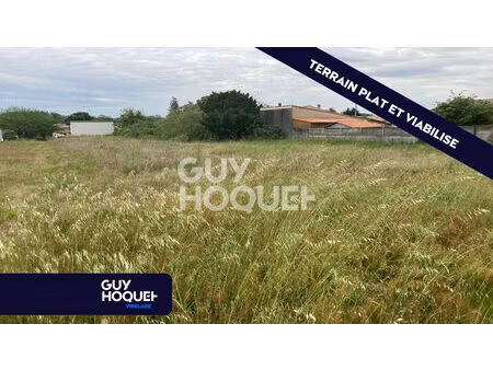 terrain plat et viabilisé