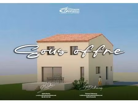 camaret-sur aigues  5mn d'orange  30mn d'avignon  maison neuve sur parcelle de 584m2
