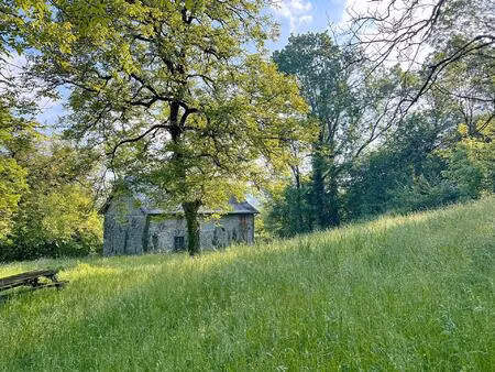 grange en pierre sur 3 ha de bois