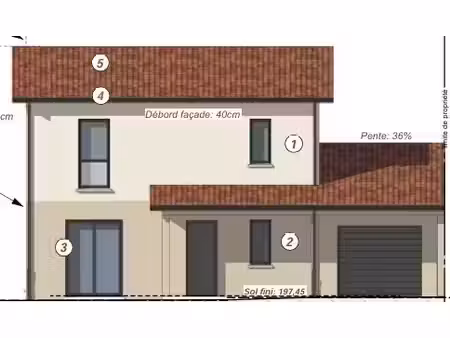 maison neuve de 91m2 lot 8 à guereins
