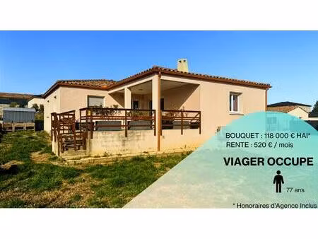 villa récente plain-pied avec terrasse  garage et jardin à deux pas des commodités…