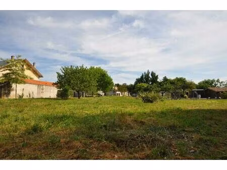 vente terrain 1000 m² portets (33640)