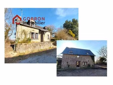 deux maisons avec un terrain d'environ 1.5 hectares