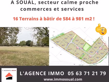 terrain constructible a soual !