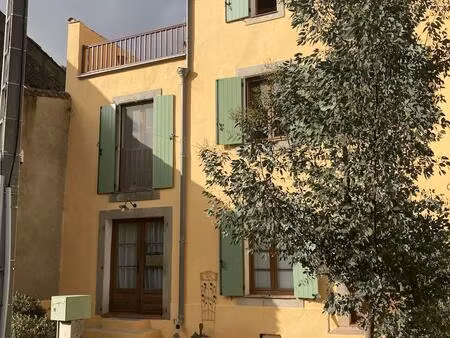 jolie maison de village en pierre rénovée et ensoleillée avec terrasse