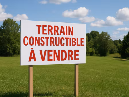 terrain constructible de 303m2 à st pierre les elbeuf