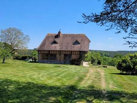 maison normande 183m²: cuisine  salon/séjour  5ch  gar + cave / 2200m²