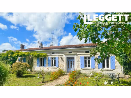 achat maison 6 pièces 156m² rioux martin 16210