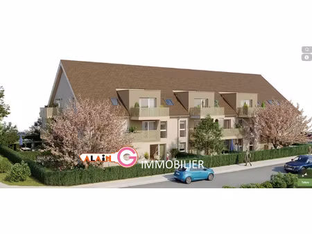 achat appartement 2 pièces 46m² wittelsheim 68310