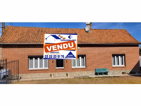 achat maison 4 pièces 110m² le boisle 80150