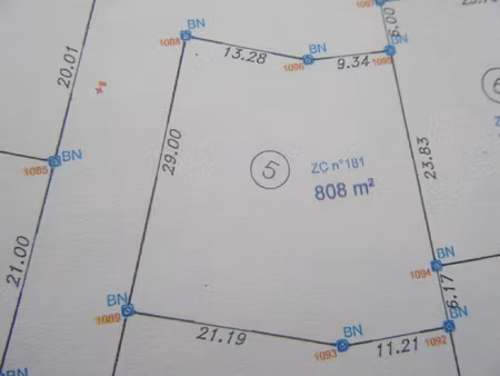 achat terrain 808m² cloyes les trois rivieres 28220