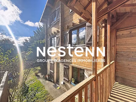 a vendre : idéal gîte ou grande famille - 2 maisons type chalet 10 chambres ? 69840 cenves