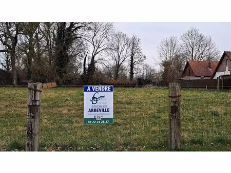 vente terrain à batir 2353 m² à cerisy-buleux (80140)  39 500 €