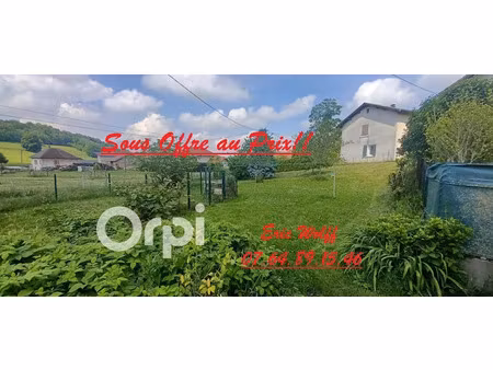 vente terrain à batir 500 m² à la bâtie-divisin (38490)  49 000 €