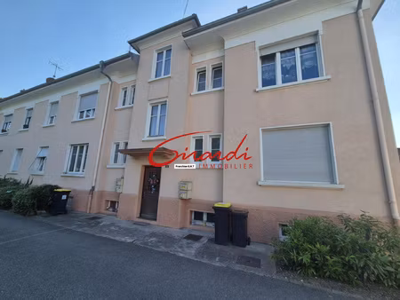 bantzenheim appartement f4 de 76 m2 avec jardin   garage et