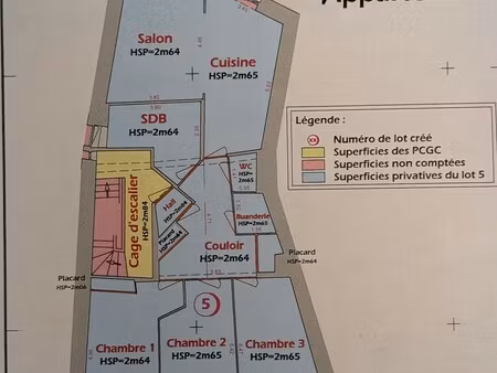 achat appartement 107m² yssingeaux 43200