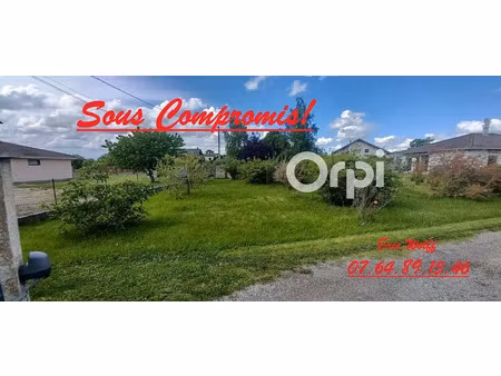 vente terrain à batir 550 m² à brézins (38590)  59 000 €