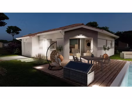 vente maison neuve 3 pièces 60 m² à cazères-sur-l'adour (40270)  175 900 €