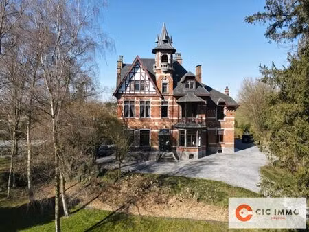 superbe maison de maître 6ch + jardins et annexes - leval