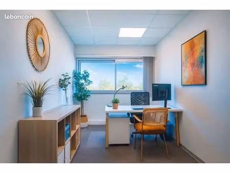 bureau équipé - clé en main – flexible – stylé – avec jardin et parking gratuit
