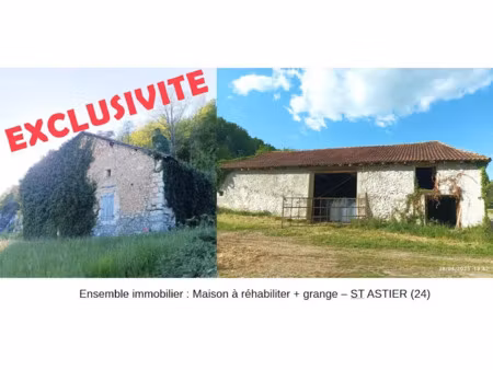 vente immeuble 3 pièces 88.9 m² à saint-astier (24110)  100 000 €