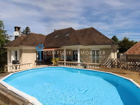 dpt eure (27) à vendre maison avec piscine en bordure de riv