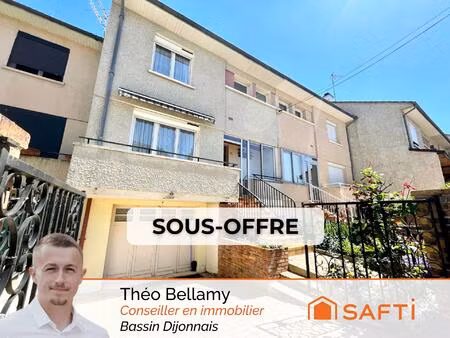 maison mitoyenne avec terrasse et jardin