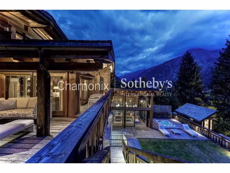 chalet de luxe à vendre à chamonix-mont-blanc