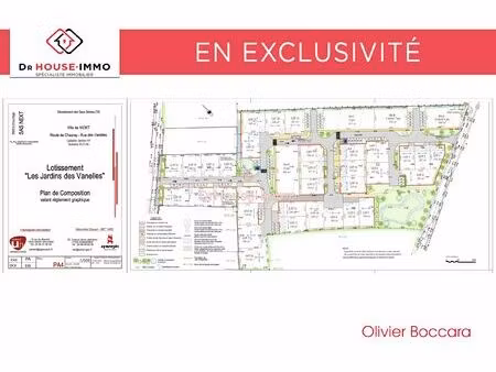 pré commercialisation de 33 terrains à batir lotissement à partir de 234 m2