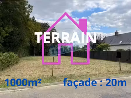 terrain à bâtir de 1000 m2 secteur de wanquetin