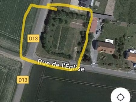 terrain à bâtir viabilisé 2200 m² à andelain