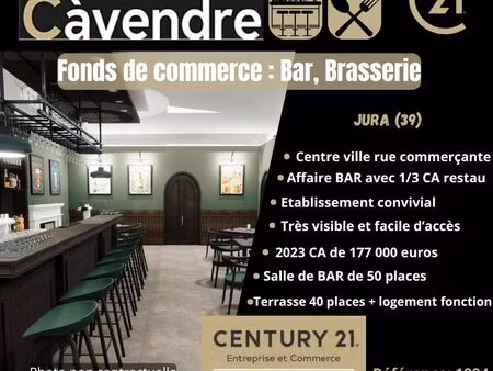bar  brasserie  restaurant 1 m² champagnole