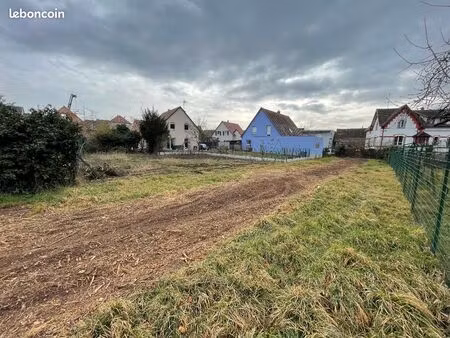 terrain 830 m² chatenois