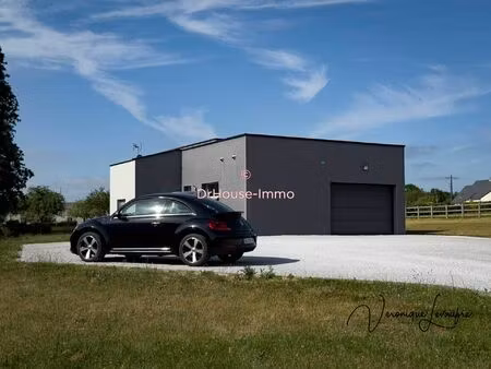 pavillon de plain-pied moderne sur uen grande parcelle