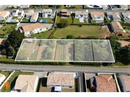 terrain 458 m² talmont saint hilaire