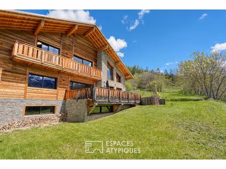 chalet de 350 m² - élégance  nature et sérénité - allos  altitude 1500 m