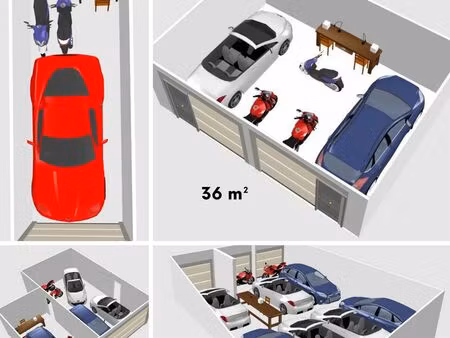 boxs / garages de 17 à 90 m² – sécurisés – électricité – vidéosurveillance – idéal stockag