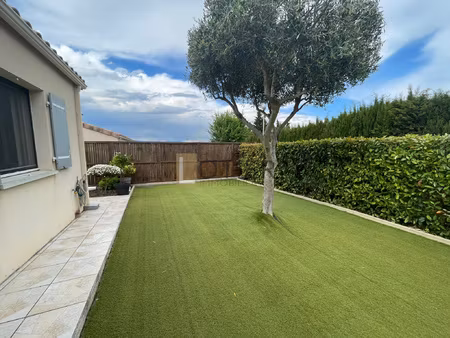 maison de plain pied de 94m2 avec jardin et garage à fontiès