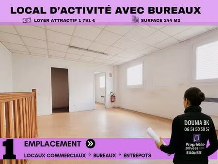 saint maximin - local d'activité avec bureaux