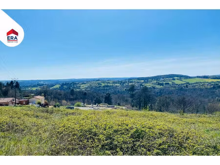 vue dominante pour ce beau terrain sur la commune de planioles