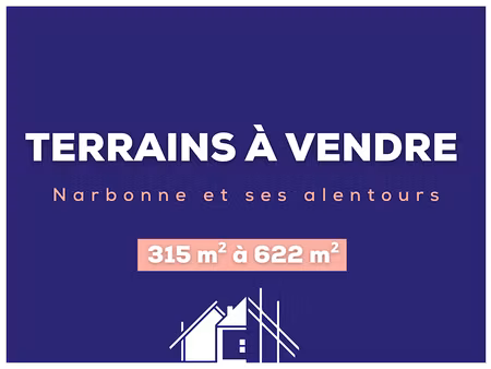 vente terrain à narbonne (11100)  64 500 €